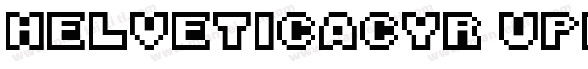 helveticacyr upright 粗体(TrueType) (字体转换
